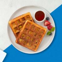 Classic Waffle · Classic homemade waffles served with maple syrup.