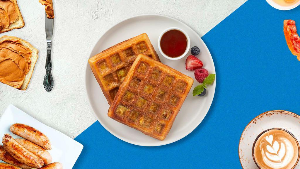 Classic Waffle · Classic homemade waffles served with maple syrup.