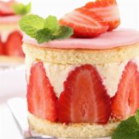 Fresh Strawberry Shortcake · Fresh, strawberry shortcake.