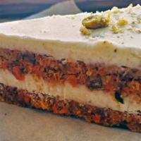 Carrot Cake - Raw (Vg) · Vegan, scrumptious carrot cake. High fiber -  dates, carrot, walnuts, coconut oil, filtered ...