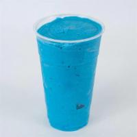 Spirulina Smoothie · Spirulina, banana, frozen pineapple, and coconut milk