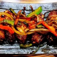 Marinated Chicken Wings (5 Pieces) · Specially cooked on the base of onion and green & red pepper