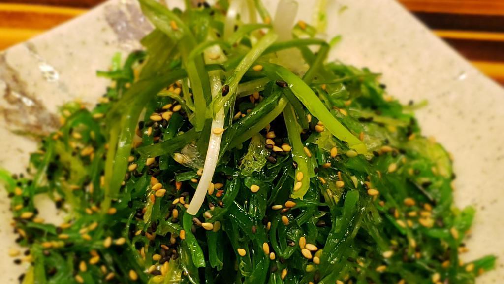 Seaweed Salad · With sesame seed and scallion