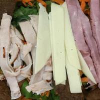 Julienne Salad · Chef salad with ham, turkey, swiss and provolone.