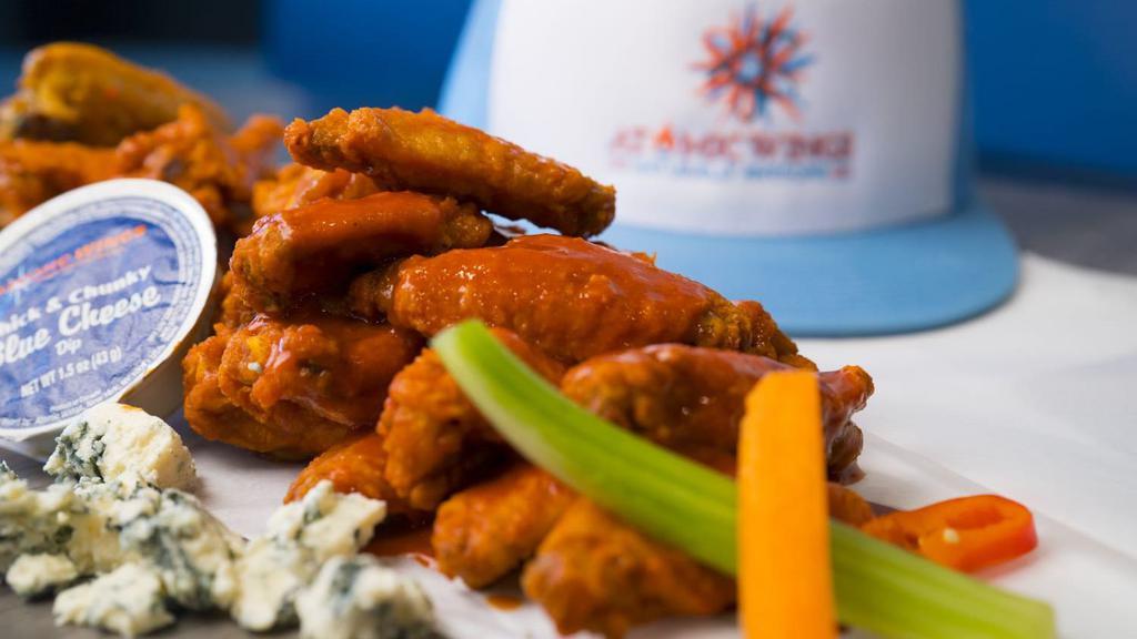 20 Piece Wings Combo Meal · Served with a side of our famous waffle fries.