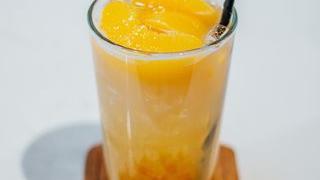 Fruit Juice · Iced fruit drink with the bright taste of tropical fruit of your choice top with fresh fruit...
