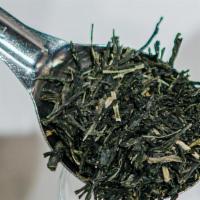 Bancha · Nicely balanced Japanese green tea. Brisk with a fresh grassy aroma.