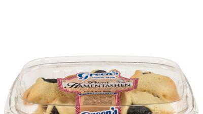Prune Hamantaschen · Buttery, delicious triangular shaped prune filled cookies popular during the Jewish holiday of Purim.

Prune hamantaschen are also available in 10 lb boxes!