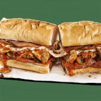 Pizza Melt  · Pepperoni, old-world capicola, crumbled meatball, smothered in marinara sauce, provolone, It...