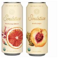 Soulstice Iced Tea · Hand crafted, small batch, bottled iced tea