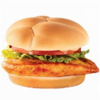 Grilled Chicken Sandwich · w/ fries & soda
