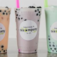 Bubble Tea · Delicious and Fun! Made with tapioca pearls.
*not safe for children under four years old.