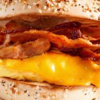 Bacon, Eggs & Cheese Breakfast Sandwich · Classic bacon, eggs and cheese sandwich.