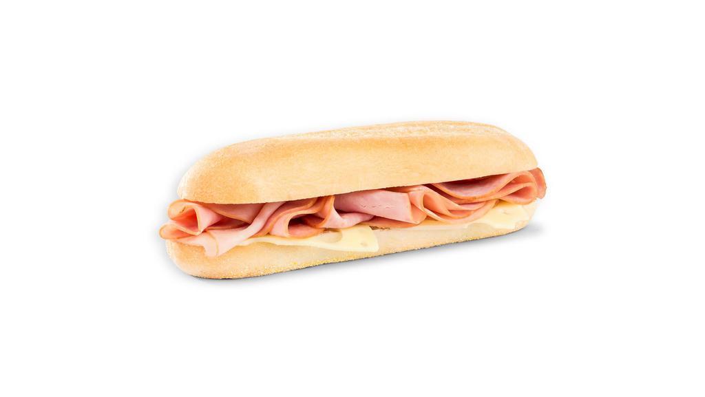 9In Ham And Swiss Sub · Sliced ham and swiss cheese
