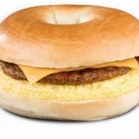 Sausage Egg And Cheese Bagel · 