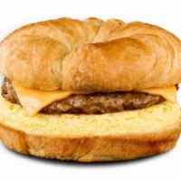 Sausage Egg And Cheese Croissant · 