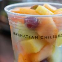Fresh Fruit Salad Cup · Fresh cut mixed fruit (seasonally available) vegetarian-may contain dairy and or eggs.