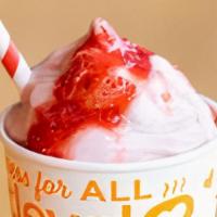 Strawberry Cluckshake · Organic Strawberries & Cream. Yes, Please!