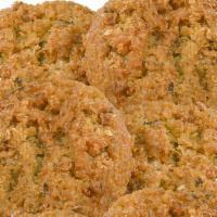 Falafel (6) · 6 pieces of the deep-fried ball made from ground chickpeas and a blend of herbs and spices. ...