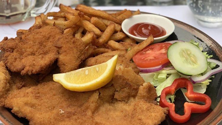 Pork Schnitzel (Cutlet) · Pork breaded cutlet with your choice of side.