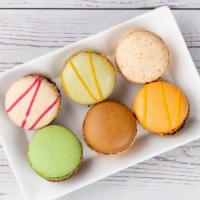 Fancy Macaron Collection · A set of 6 macarons: Tiramisu, Chocolate Mint, Chocolate Coconut, Lemon Yuzu, Creme Brûlée, ...