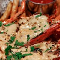 Grilled Lobster With Cheese · Served with cajun fries