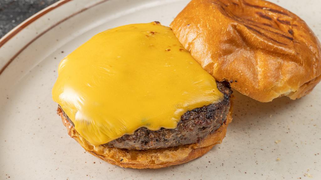 Cheeseburger · Choice of American, Swiss, Muenster, cheddar, blue or pepper jack.