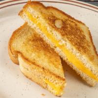 Grilled Cheese Sandwich Deluxe · Choice of cheddar, American, Swiss, mozzarella or Muenster.