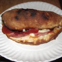 Pepperoni & Ham Calzone · 