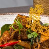 Gaeng Hoh** · The traditional Northern Thai style dry curry dish. Made combine red curry paste and hung la...