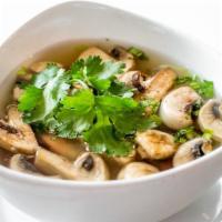 Tom Yum Soup · Lemongrass broth, mushroom, tomato, galangal and fresh chili.

Consuming raw or undercooked ...