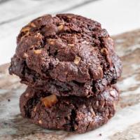 Double Chocolate Pecan Cookie · 
