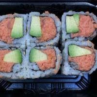 Spicy Tuna Avocado Roll · Spicy.