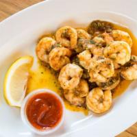 Pan Seared Shrimp W/ Garlic & Old Bay · 