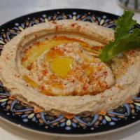 Hummus Plate · With one pita on the side