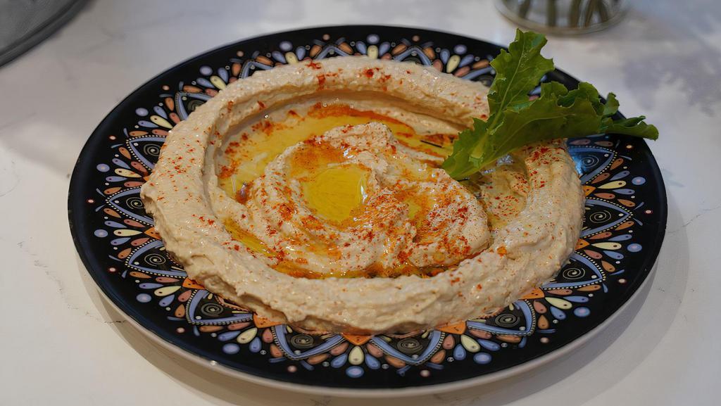 Hummus Plate · With one pita on the side