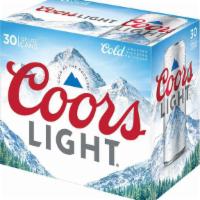 Coors Light - 30 Pack Cans · 