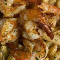 Island Pasta W/ Shrimp · Island Pasta is simply a pasta dish with choice of shrimp, that has been sauteed with bell p...