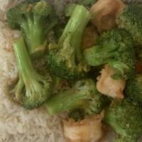 Jumbo Shrimp With Broccoli · 