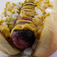 Hot Dog · Quarter pound Nathan's char-grilled hot dog