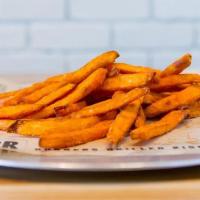 Box Set - Sweet Potato Fries · Sweet potato fries served