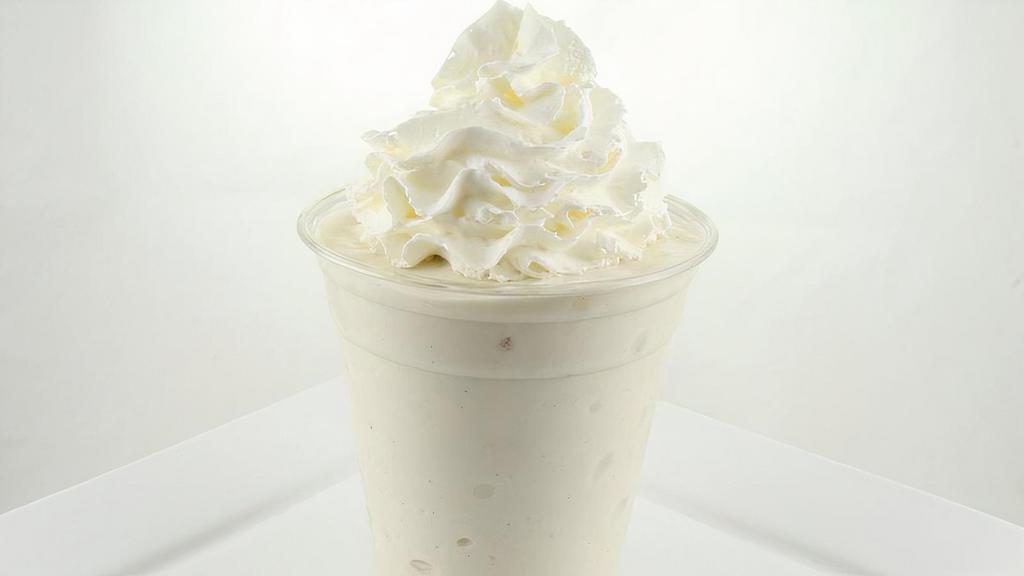 Vanilla Shake · Hand-dipped premium ice cream that is then hand-spun for an extra thick & creamy milkshake