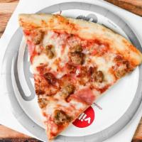 Meat Lovers (Medium) · Homemade meatballs, Pepperoni, ham, sausage, topped with extra cheese.