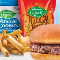 Kid'S Hamburger Meal · A tasty kid-sized beef burger from The Burger Bar, served on a classic bun with  your choice...