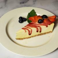 New York Style Cheesecake · Super rich and creamy New York style cheesecake!.