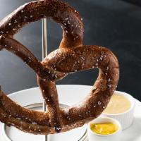 Jumbo Soft Pretzel · Massive NY style pretzel served warm, salted or not.