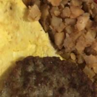 2 Eggs With Meat Platter · Served with home fries and toast. Add Turkey bacon, pastrami or steak for an additional char...