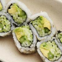 Aac Roll · Avocado, asparagus, and cucumber.
