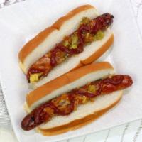 2 Hot Dogs Special · with Soda