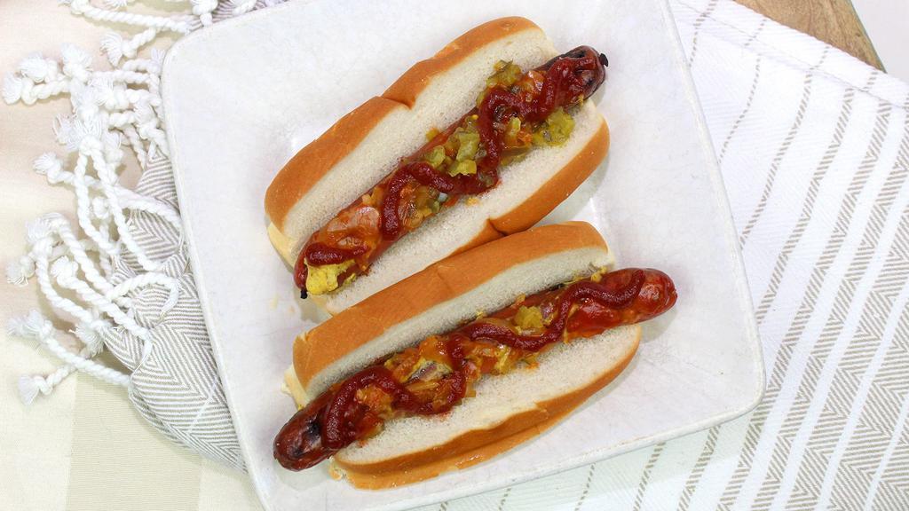 2 Hot Dogs Special · with Soda